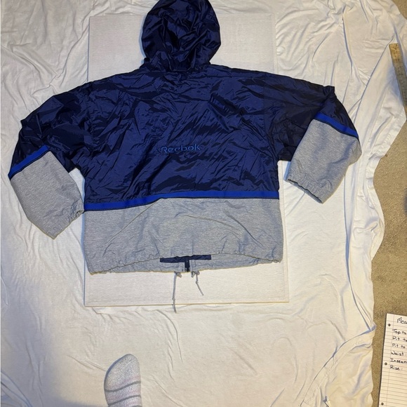 Reebok Heather Gray wind jacket - Picture 3 of 4